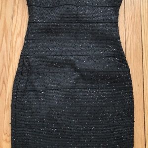 Sequined mini dress